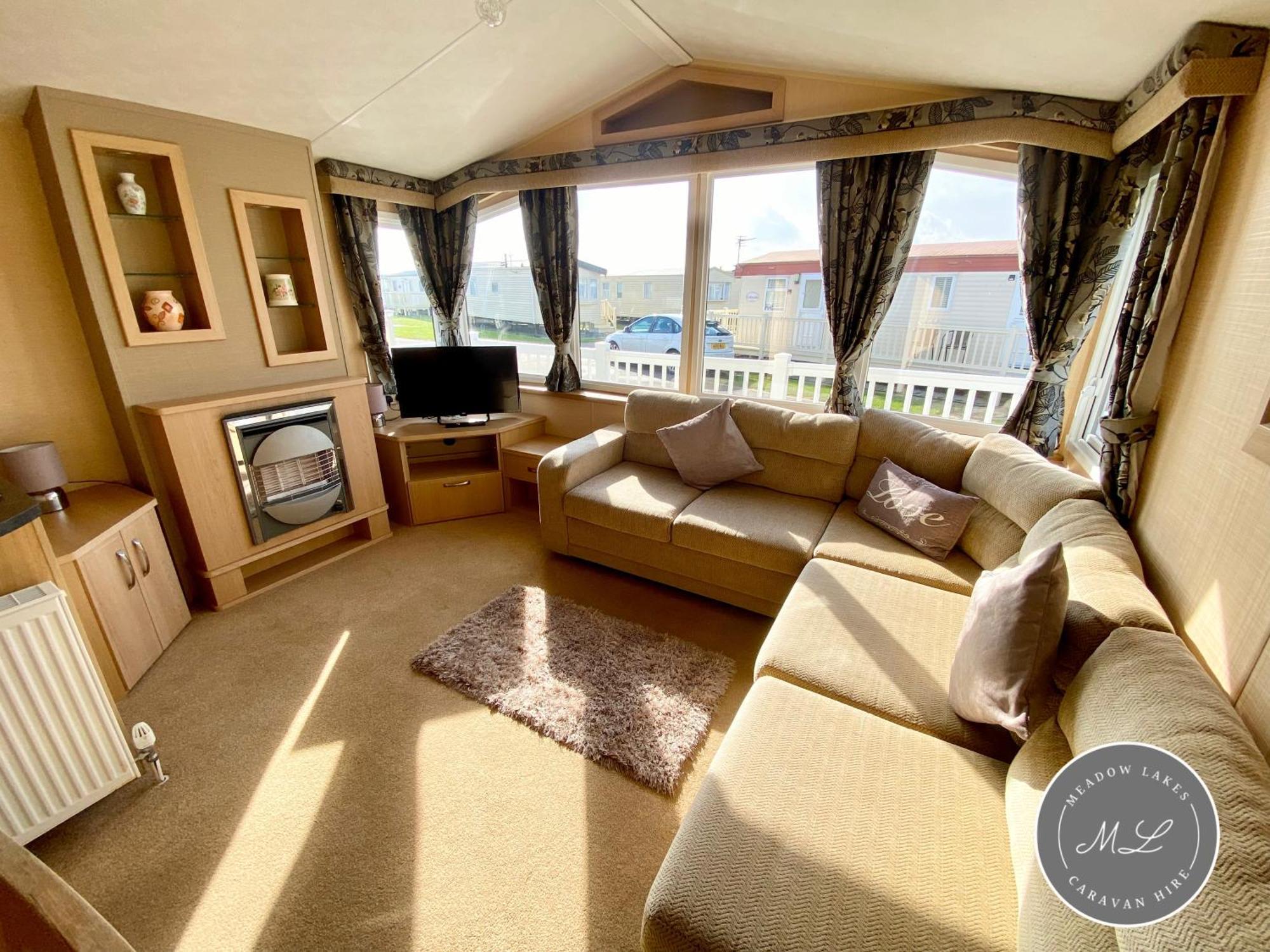 Palm Grove 132 - Pet Friendly, Wifi, Central Heating, Close To Shops And Beach - Meadow Lakes Caravan & Lodge Hire Chapel Saint Leonards Exterior foto
